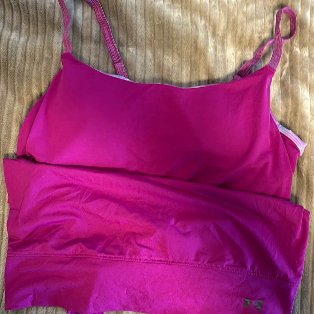 Under Armour workout top.